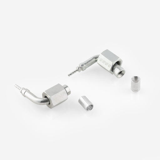 [F12011094] Straight female crimp 1/4 RFS116 25pcs