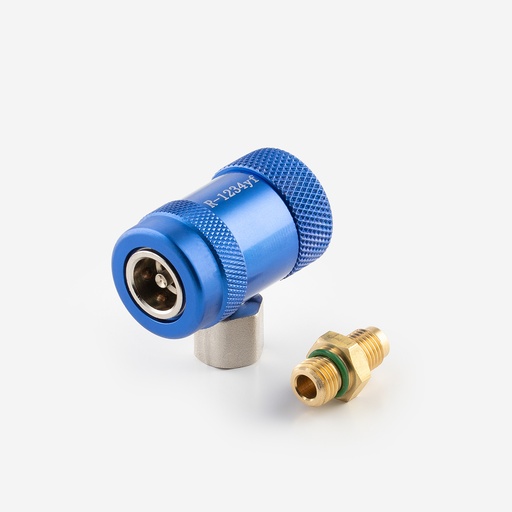 [J02031027] Auto coupler, blue low pressure  RC-1234YF-B, R1234yf