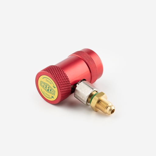 [J02031028] Auto coupler, red high pressure  RC-1234YF-R, R1234yf
