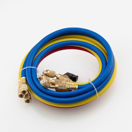 [J02051002] Hose set 3x1,5m 1/4-1/4 VRP-C-R/Y/B