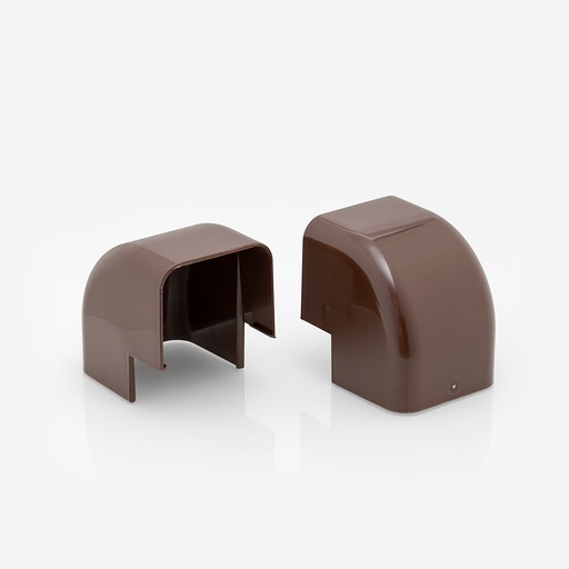 [K03011025] Asennuskourun ulkokulma 90° 80x60 ruskea 9806-113-60 (10)