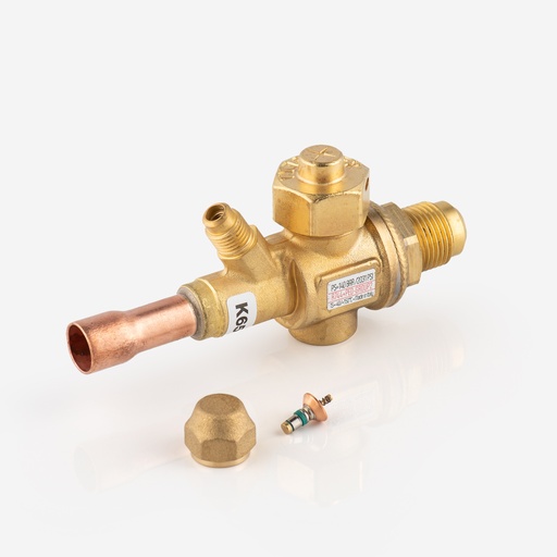 [D03251117] Palloventtiili 1/2"-ODS 1/2"-SAE SV21A012KS300 CO2 K65+hy