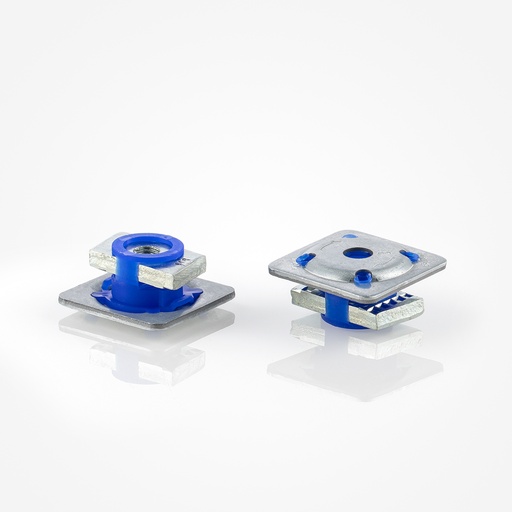 [F11021006] Sliding nut for Fix- support rail M8 41mm Zn (50pcs/pkg)