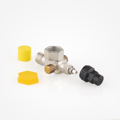 [D16041029] Rotalock valve 1" - 5/8" SAE (1 x 1/4" SAE)