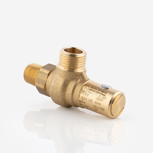 [D15031034] Varoventtiili D7/CS 3/8"NPT - 1/2"G 60bar Co2