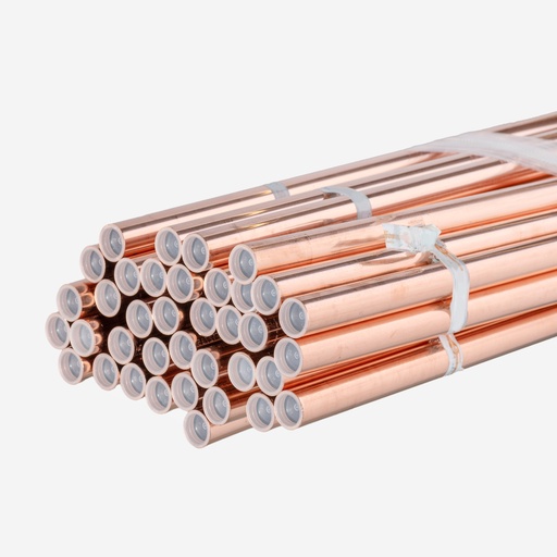 [F03240015] Copper Tube, 1 3/8"(34,92) x 2,35mm x4m, Green 80 bars, MWP 81bar