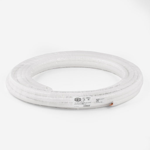 [F02010002] Insulated copper pipe Zetaesse 1/2" 1/2"x0.8 -25m, 9mm insulation