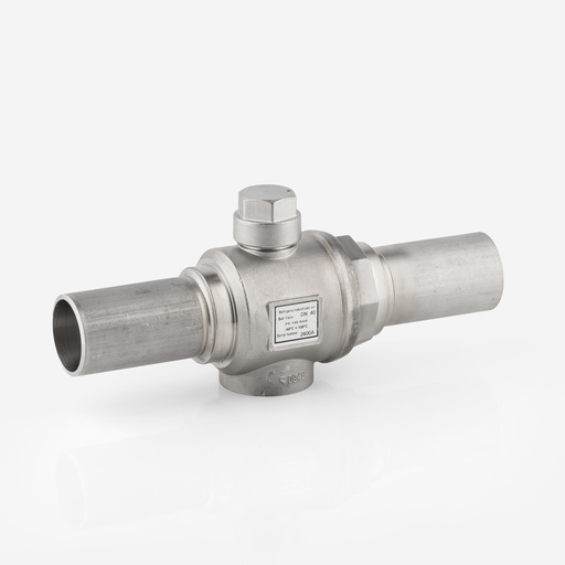 [D03250002] BV21YD40X0100 2-tiepalloventtiili CO2 DN40 SS A2