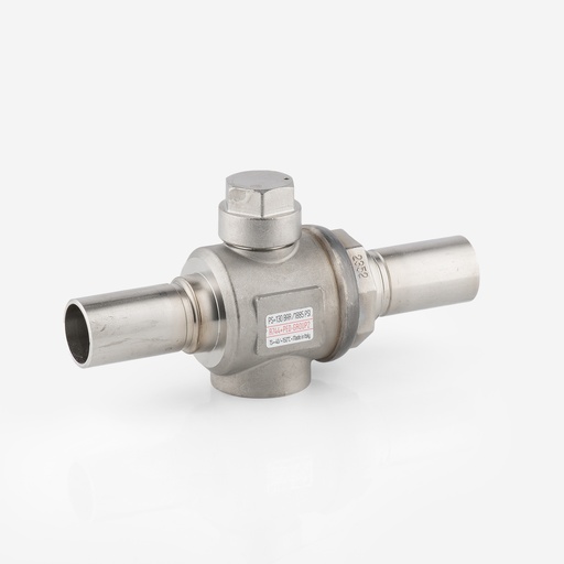 [D03250003] BV21WD25X0000 ball valve 2-way for R744 W-type DN25 with OD stainless steel connections