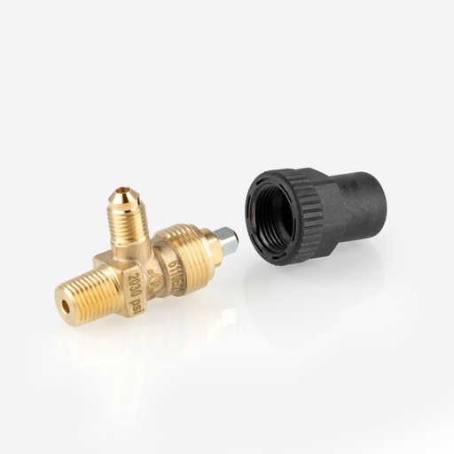 [D03230243] Shut off valve140bar 6110E/22, CO2, 1/4" F - 1/4" NPT