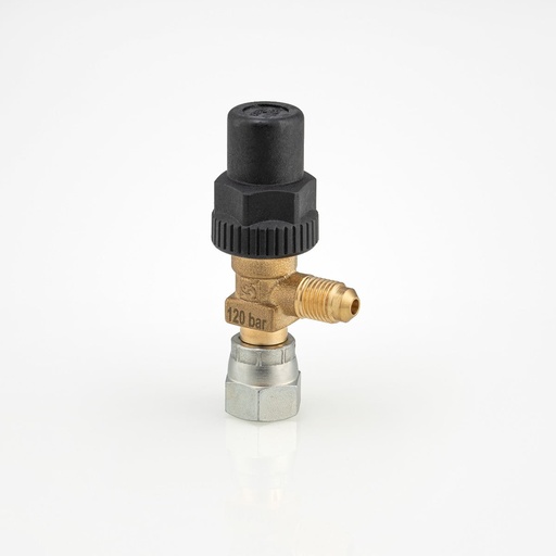 [D03230244] Sulkuventtiili kulmamalli 140bar 6110E/X21 1/4"M-SAE 1/4"F-SW 