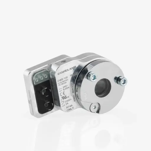[D07070020] Öljynannostelija elektroninen OM5-120 100bar, R744, 24VAC, rele 230V (805241), Emerson 
