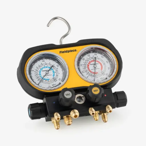 [J02060064] Analogue Manifold Fieldpiece Ref 4-Port (R134A/R407C/R404A/R448A), GS434C